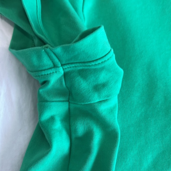 Lilly Pulitzer Vintage White Label Kelly Green Top, Embroidered Palm, Women’s XL - Picture 10 of 17